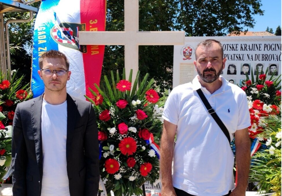 TRSTENO Načelnik Toni Garac i potpredsjednik Općinskog vijeća Slaven Maršić odali počast Imoćanima poginulima na Južnom bojištu