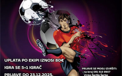 Općina Proložac i NK Mladost organiziraju Božićno-novogodišnji malonogometni turnir Dr. Franjo Tuđman