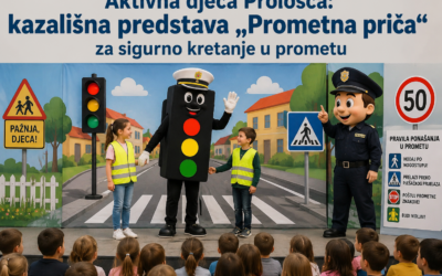 Aktivna djeca Prološca: kazališna predstava „Prometna priča“ za sigurno kretanje u prometu